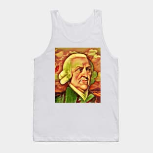 Adam Smith Snow Portrait | Adam Smith Artwork 15 Tank Top